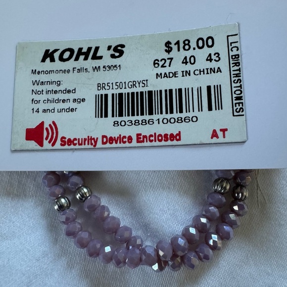 Lauren Conrad Adjustable Birthstone Bracelet- June - Picture 7 of 7